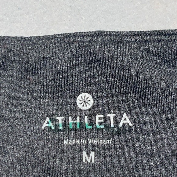 Athleta Pants Womens Medium Gray Leggings Mid Rise Athletic Gym Ladies 28x26 - Picture 7 of 11